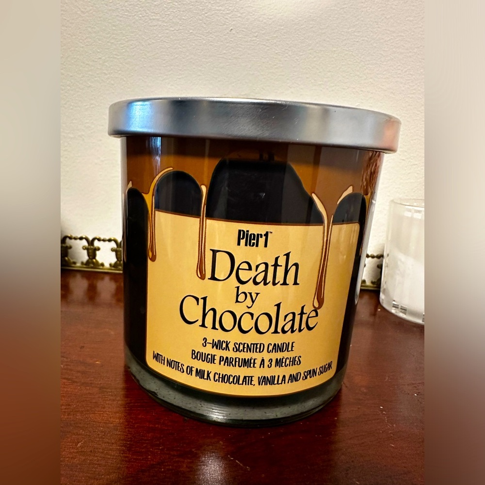 Pier 1 Death by Chocolate 3 Wick Candle